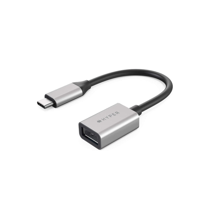 EAN 6941921146214 - HYPER HD425D-GL cable USB USB 3.2 Gen 2 (3.1 Gen 2) 0,0176 m USB C USB A Negro, Plata imagen 1