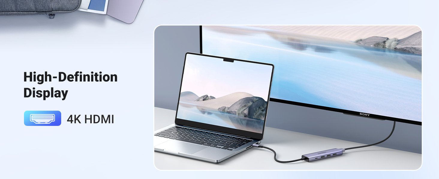 EAN 6941876215966 - Ugreen 15596 base para portátil y replicador de puertos Alámbrico USB 3.2 Gen 1 (3.1 Gen 1) Type-A + Type imagen 5