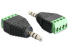 EAN 4043619654536 - DeLOCK 65453 cambiador de género para cable 3.5mm 4pin Negro, Verde imagen 1