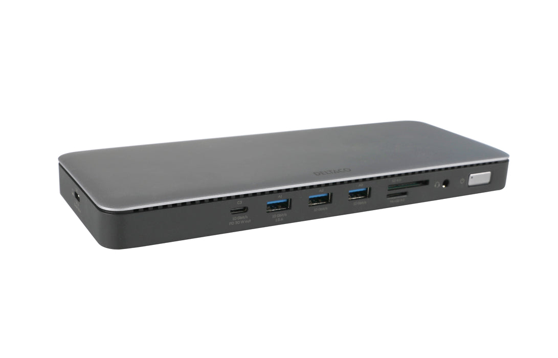 EAN 7333048060648 - Deltaco USBC-HDMI29 hub de interfaz USB Tipo C 10000 Mbit/s Plata imagen 3