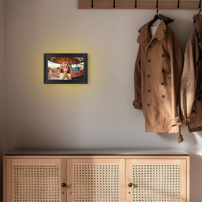 EAN 5706751078675 - Denver PFF-1080B marco fotográfico digital Negro 25,6 cm (10.1") Pantalla táctil Wifi imagen 2