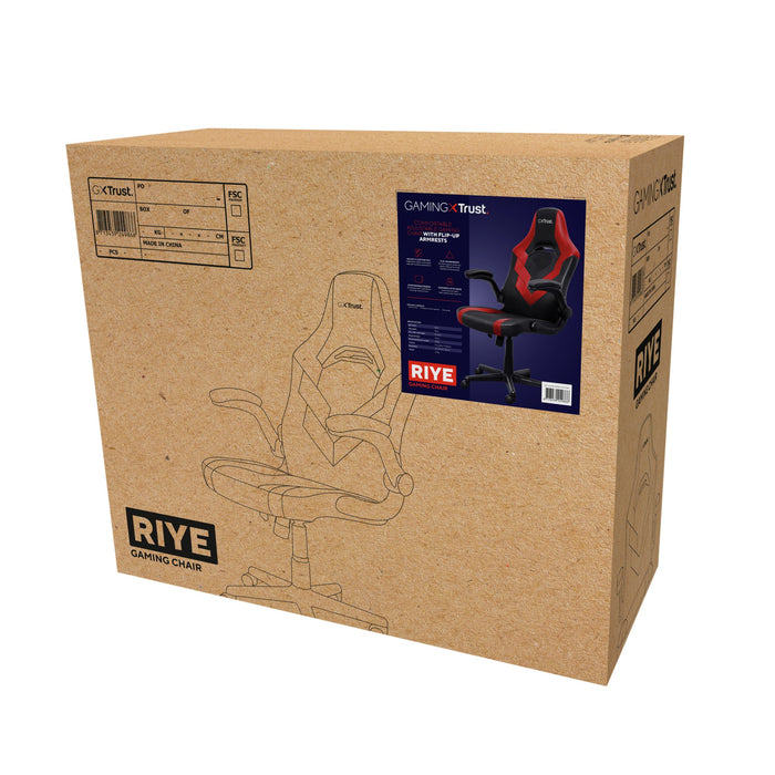 EAN 8713439249866 - Trust GXT 703R RIYE Silla para videojuegos universal Negro, Rojo imagen 6