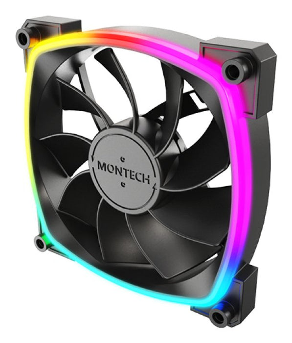 EAN 4710562744156 - Montech RX120 PWM Carcasa del ordenador Ventilador 12 cm Negro 1 pieza(s) imagen 3