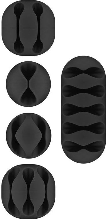 EAN 4040849706837 - Goobay 70683 organizador de cables Escritorio/pared Clip para cable Negro 5 pieza(s) imagen 1