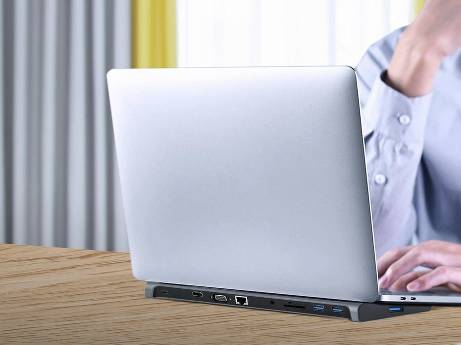 EAN 8716309124430 - Gembird A-CM-COMBO10-01 base para portátil y replicador de puertos Alámbrico USB 3.2 Gen 1 (3.1 Gen 1) Ty imagen 3