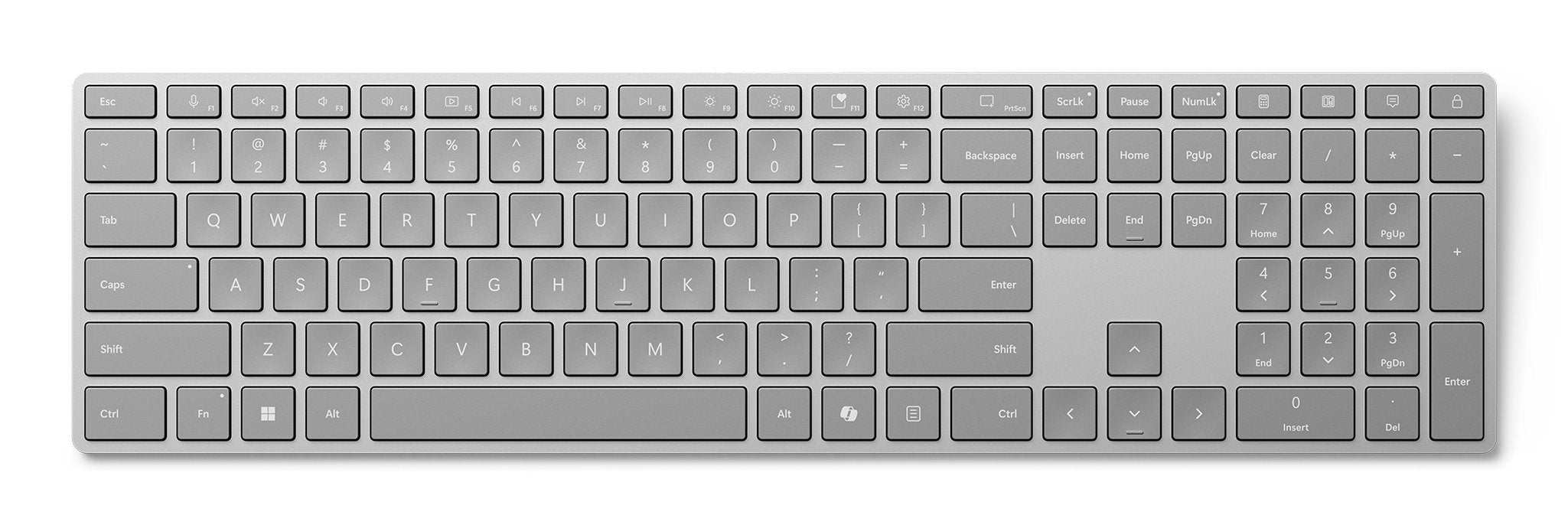 EAN 0196388386291 - Microsoft Surface Keyboard (2nd Edition) teclado Hogar / Oficina Bluetooth Español Gris imagen 1
