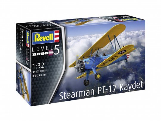 EAN 4009803038377 - Revell Stearman PT-17 Kaydet Maqueta de avión de ala fija Kit de montaje 1:32 imagen 2