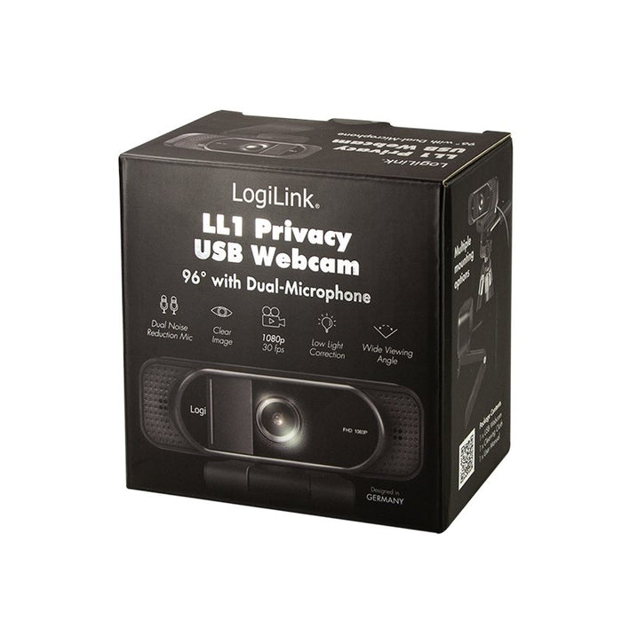 EAN 4052792064698 - LogiLink UA0381 cámara web 1920 x 1080 Pixeles USB 2.0 Negro imagen 9