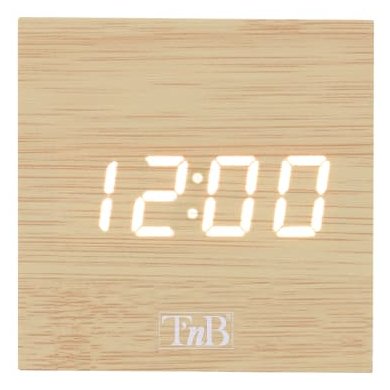 EAN 3303170112151 - T'nB CLOCKSQWD despertador Reloj despertador digital Madera imagen 2