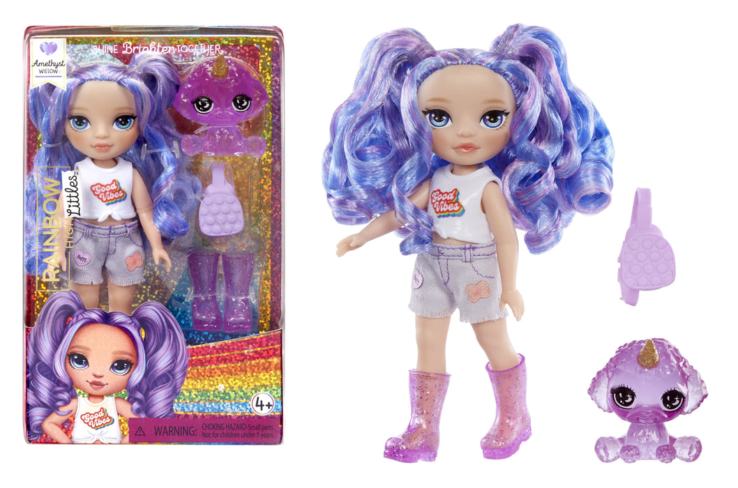 EAN 0035051531234 - Rainbow High Littles Dolls- Amethyst (Purple) imagen 1