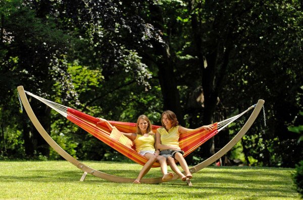 EAN 4030454000567 - AMAZONAS AZ-1018200 hamaca Hamaca colgante 2 personas(s) Algodón, Poliéster Multicolor imagen 4