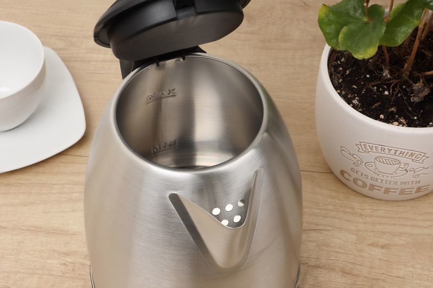 EAN 5908277386665 - ELDOM CS25 HUMI tetera eléctrica 1,7 L 1800 W Plata imagen 5