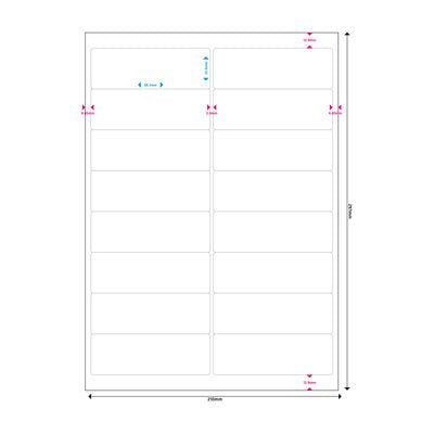 EAN 4260459612810 - MediaRange MRINK147 etiqueta autoadhesiva Permanente Blanco 800 pieza(s) imagen 2