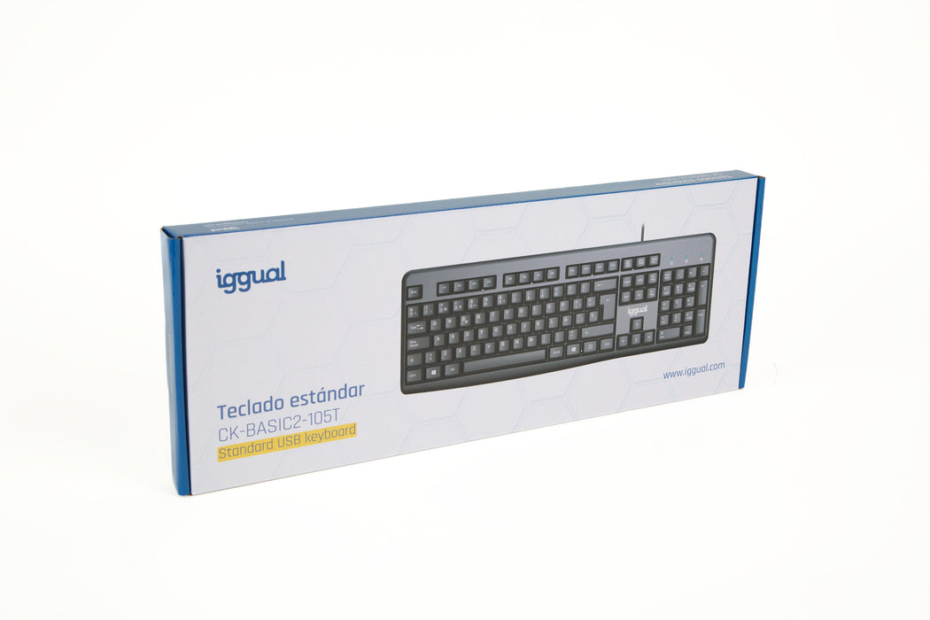 EAN 8435364318904 - iggual CK-BASIC2-105T teclado Oficina USB QWERTY imagen 4