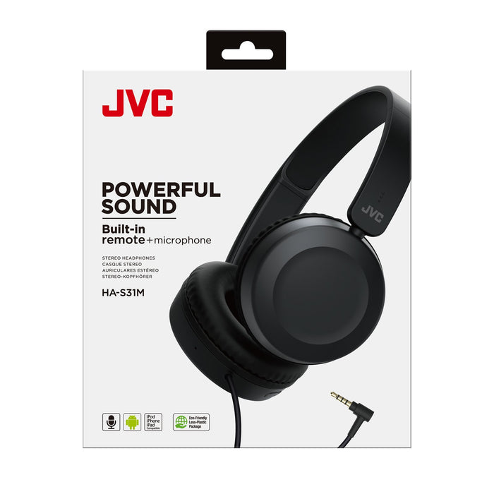 EAN 4975769458644 - JVC HA-S31M-B Auriculares Alámbrico Diadema Llamadas/Música Negro imagen 6