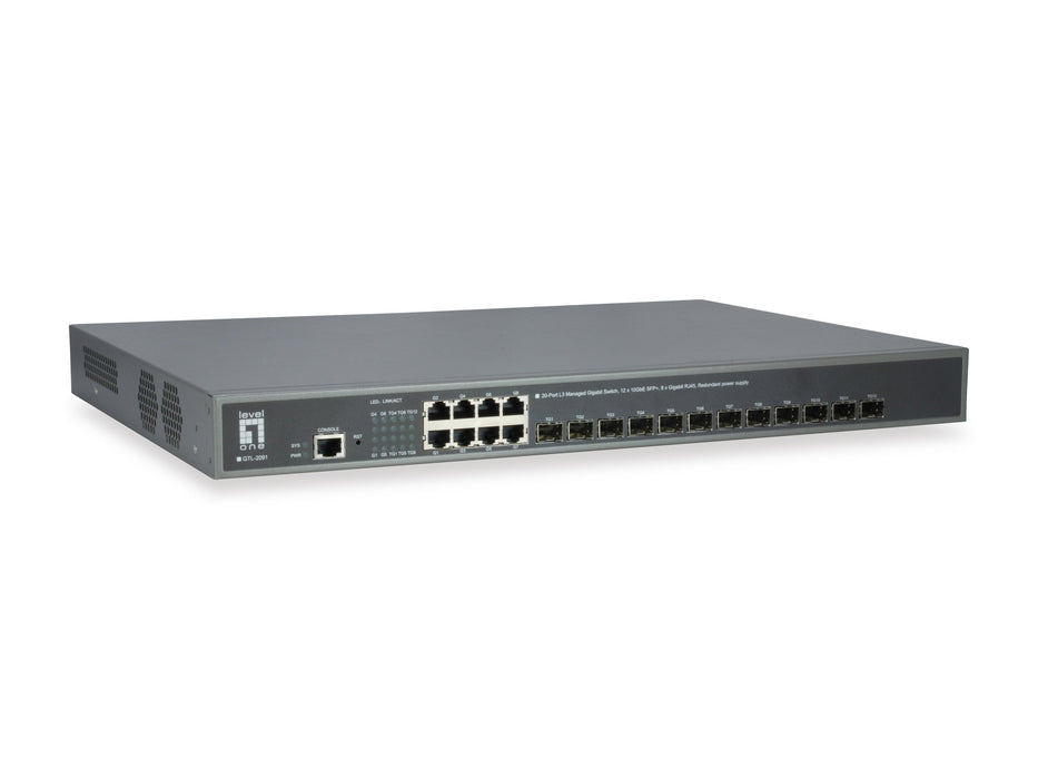 EAN 4015867208366 - LevelOne GTL-2091 Gestionado L3 Gigabit Ethernet (10/100/1000) Gris imagen 7