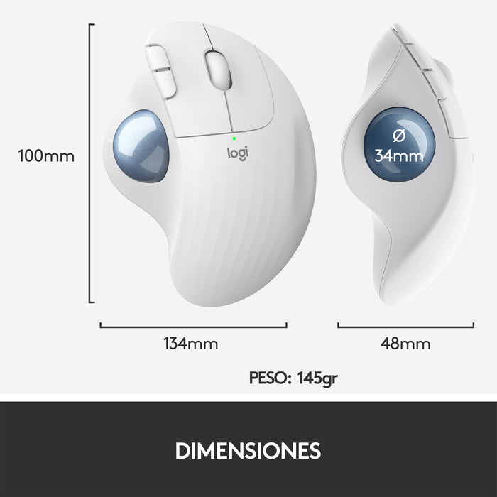 EAN 5099206092280 - Logitech 910-005870 ratón Oficina mano derecha RF Wireless + Bluetooth Trackball 2000 DPI imagen 15