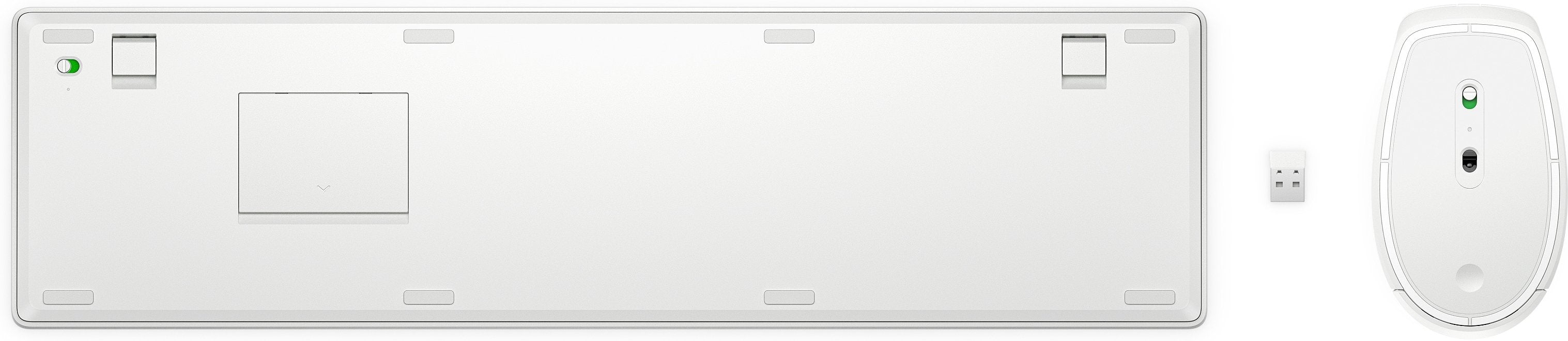 EAN 0196188142219 - HP 650 Wireless Keyboard and Mouse Combo White teclado Ratón incluido Hogar RF inalámbrico imagen 3