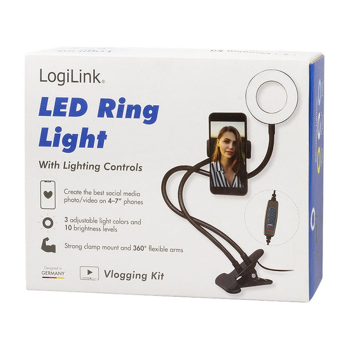 EAN 4052792064216 - LogiLink AA0150 iluminación de anillo 24 LED imagen 8