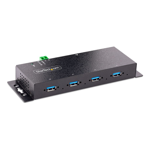 EAN 0065030898010 - StarTech.com 5G4AINDNP-USB-A-HUB hub de interfaz USB 3.2 Gen 1 (3.1 Gen 1) Type-B 5000 Mbit/s Negro imagen 1