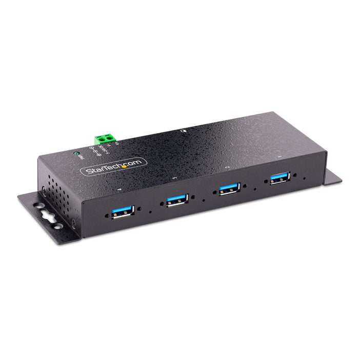 EAN 0065030898010 - StarTech.com 5G4AINDNP-USB-A-HUB hub de interfaz USB 3.2 Gen 1 (3.1 Gen 1) Type-B 5000 Mbit/s Negro imagen 1