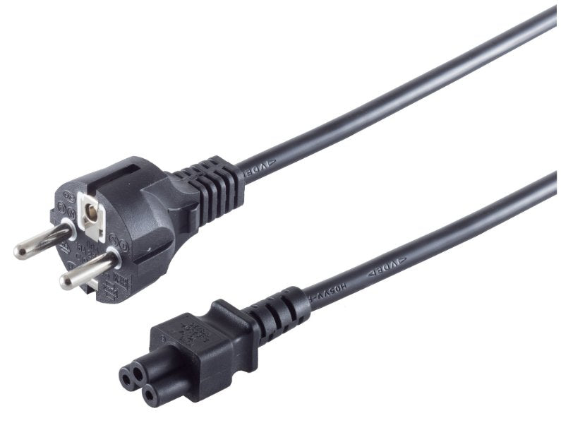 EAN 4017538121592 - S/CONN maximum connectivity 60001 cable de transmisión Negro 1,8 m Enchufe tipo F IEC C5 imagen 1