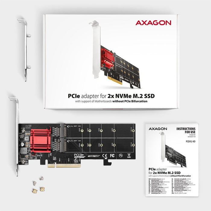 EAN 8595247906717 - Axagon PCEM2-ND tarjeta y adaptador de interfaz Interno M.2 imagen 8