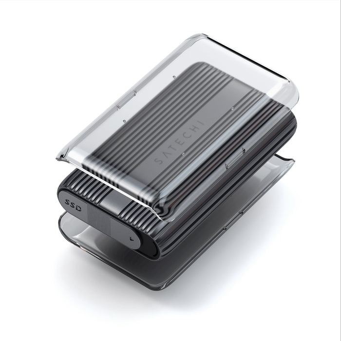 EAN 810086360604 - Satechi USB4 NVMe SSD Pro Caja externa para unidad de estado sólido (SSD) Gris, Transparente imagen 5