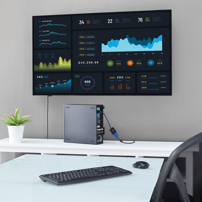 EAN 0065030887793 - StarTech.com DP2VGA3X5 adaptador de cable de vídeo 0,1 m VGA (D-Sub) Negro imagen 4