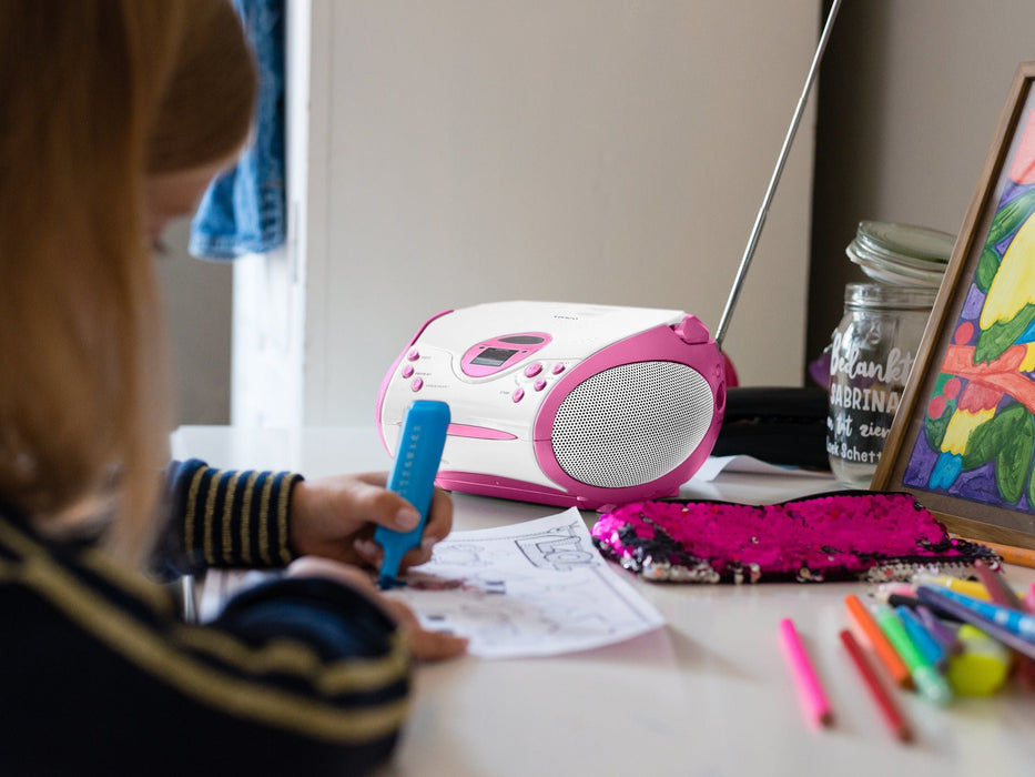 EAN 8711902044949 - Lenco SCD-24PK kids Portátil Rosa, Blanco imagen 10