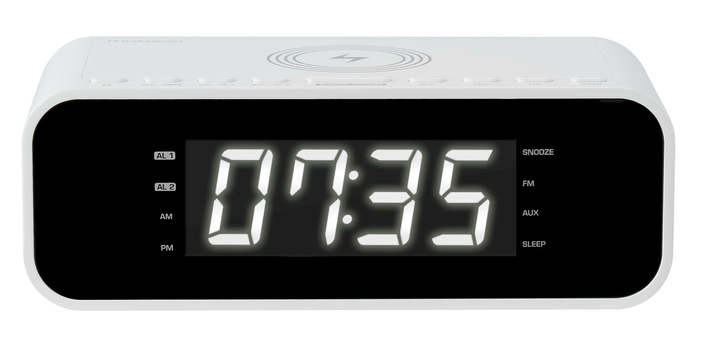 EAN 3499550370706 - Thomson CR221I radio Reloj Digital Blanco imagen 2