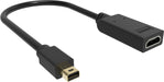 EAN 4979147000005 - Vision TC-MDPHDMI/BL adaptador de cable de vídeo Mini DisplayPort HDMI tipo A (Estándar) Negro imagen 1