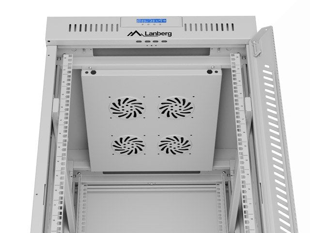 EAN 5901969441123 - Lanberg FF01-6822-12SL armario rack 22U Rack o bastidor independiente Gris imagen 11