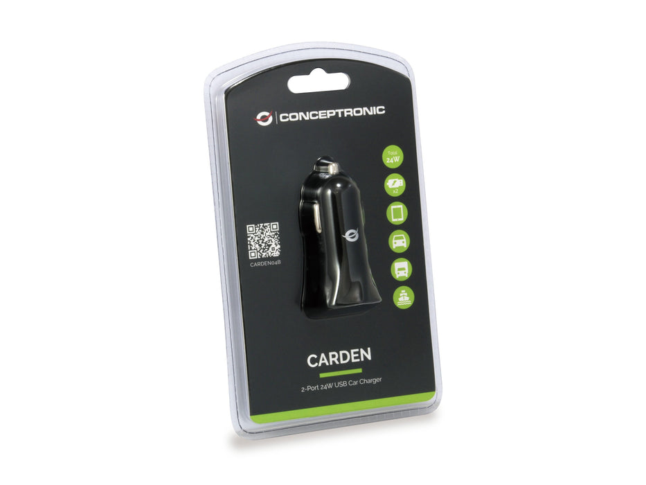 EAN 4015867208922 - Conceptronic CARDEN04B cargador de dispositivo móvil Universal Negro Encendedor de cigarrillos Auto imagen 3