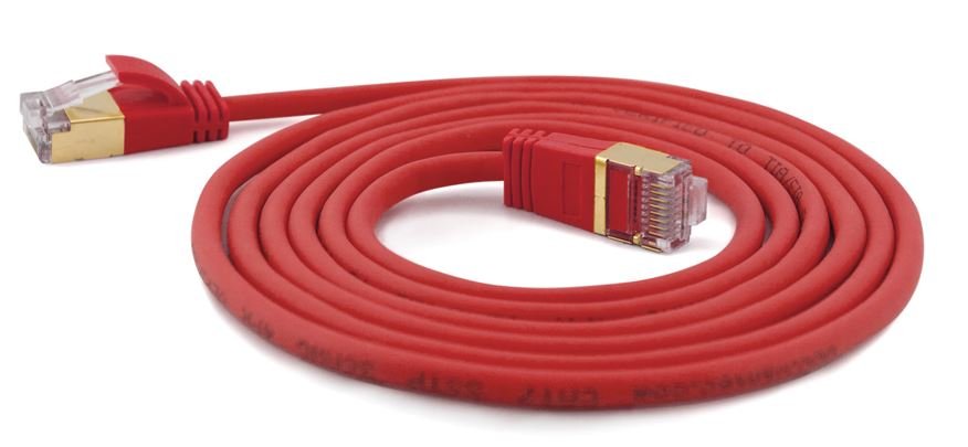 EAN 4250367771556 - Wantec 7155 cable de red Rojo 0,1 m Cat7 S/FTP (S-STP) imagen 1