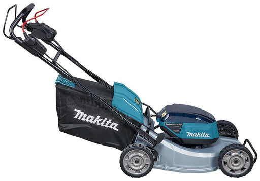 EAN 88381735162 - Makita DLM537Z cortadora de césped Cortacésped manual Batería Negro, Azul, Metálico imagen 2