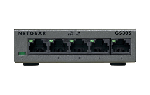 EAN 0606449105810 - NETGEAR GS305-100PES switch No administrado L2 Gigabit Ethernet (10/100/1000) Gris imagen 2