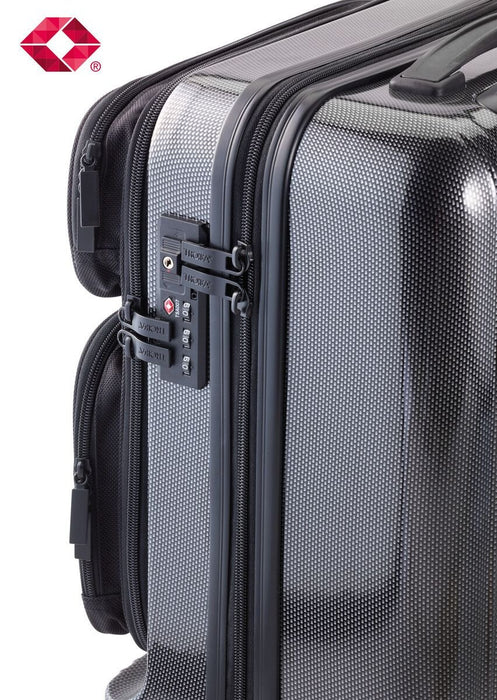 EAN 4024023120978 - TROIKA LUG02/CB maleta Tranvía Armazón duro Gris 47 L Acrilonitrilo butadieno estireno (ABS), Nylon, Poli imagen 3