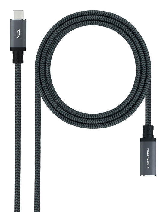 EAN 8433281015425 - Nanocable 10.01.4502-COMB cable USB USB 3.2 Gen 2x2 2 m USB C Negro imagen 1
