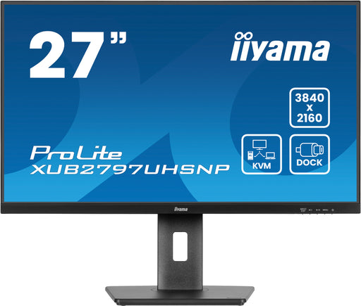 EAN 4948570123810 - iiyama ProLite XUB2797UHSNP-B1 pantalla para PC 68,6 cm (27") 3840 x 2160 Pixeles 4K Ultra HD LED Negro imagen 1