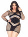 EAN 0714718500744 - Leg Avenue 86593Q_00107 conjunto de ropa interior y bodi Negro imagen 1