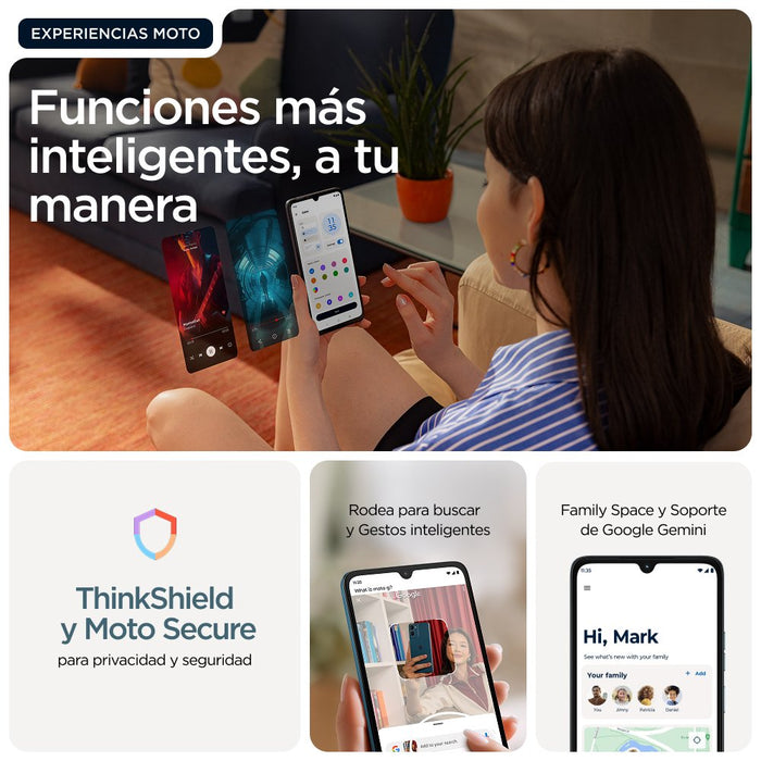 EAN 840493601885 - Motorola moto g06 power 17,5 cm (6.88") SIM doble Android 15 4G USB Tipo C 4 GB 64 GB 7000 mAh Azul imagen 18