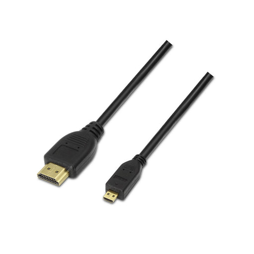 EAN 8436574701159 - AISENS A119-0116 cable HDMI 0,8 m HDMI tipo A (Estándar) HDMI tipo D (Micro) Negro imagen 1