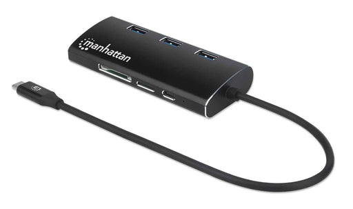 EAN 0766623152440 - Manhattan 152440 base para portátil y replicador de puertos USB Tipo C Negro imagen 2