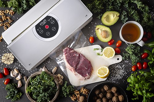 EAN 5903887808071 - Adler AD 4503 sellador al vacío 800 mbar Gris, Blanco imagen 10