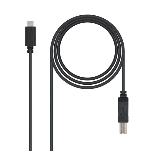 EAN 8433281007734 - Nanocable USB 2.0, 1m cable USB USB C USB B Negro imagen 1