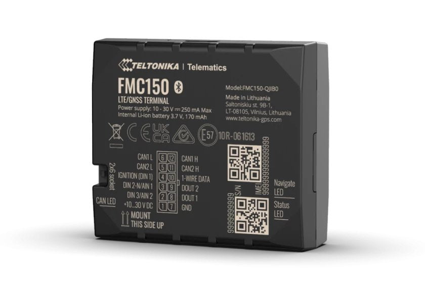 EAN 4779027310442 - Teltonika FMC150 localizador o rastreador GPS Coche Rastreador de GPS Negro imagen 1