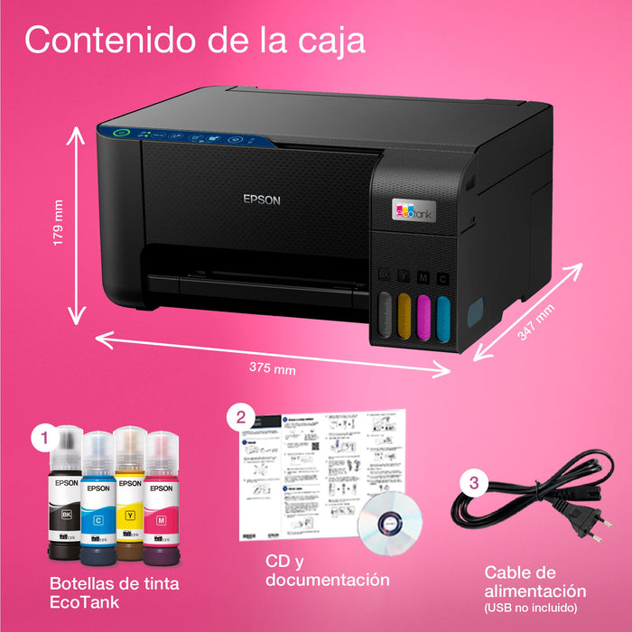 EAN 8715946684116 - Epson EcoTank ET-2811 Inyección de tinta 5760 x 1440 DPI 33 ppm Wifi imagen 20