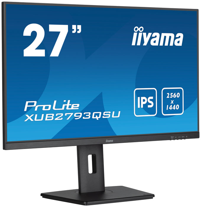 EAN 4948570124657 - iiyama XUB2793QSU-B7 pantalla para PC 68,6 cm (27") 2560 x 1140 Pixeles Wide Quad HD LED Negro imagen 3