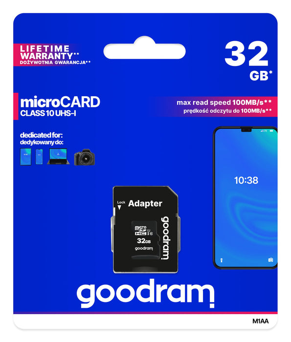 EAN 5908267930144 - Goodram M1AA 32 GB MicroSDHC UHS-I Clase 10 imagen 5